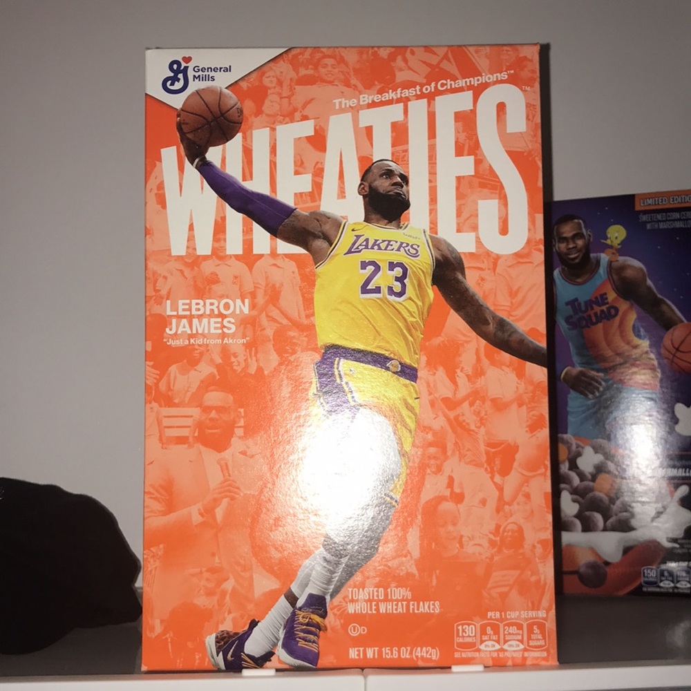 Wheaties lebron James cereal